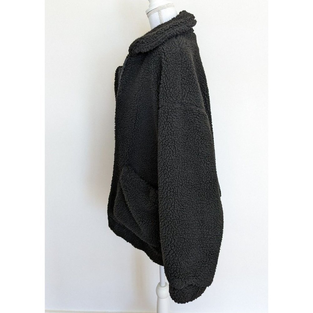 I.Am.Gia Black Pixie Oversized teddy jacket size L - Picture 7 of 9